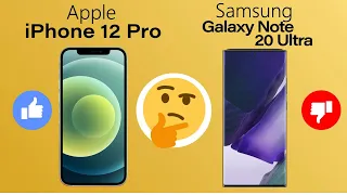 iPhone 12 Pro vs Samsung note 20 ultra [Animated Comparison]