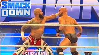 Imperium Vs Ricochet & Braun Strowman Full Match - WWE Smackdown 11/25/22