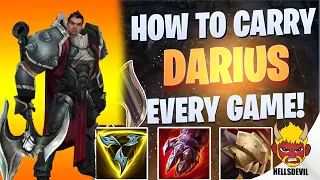 WILD RIFT | HOW TO SOLO CARRY GAMES ON DARIUS! |  Darius Gameplay | Guide & Build