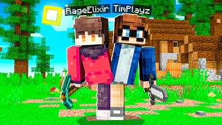 Minecraft, But 2 People Control One Player..