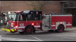 Chicago Fire Dept Engine 108 Responding