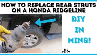 How to Replace Rear Struts on a Honda Ridgeline [Complete Guide]