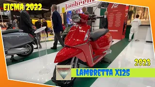 2023 Lambretta X125 Walkaround EICMA 2022 Fiera Milano Rho 2023