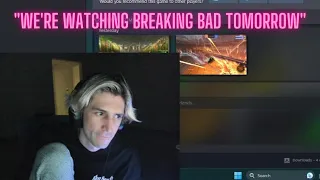 xQc will be watching Breaking Bad for Movie Night (tomorrow)