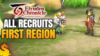 All Recruits (First Region) Part 1 - EIYUDEN CHRONICLES 100 HEROES