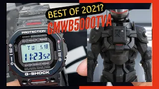 Must See TITANIUM VIRTUAL ARMOR G-Shock Watch - Macro details and overview GMWB5000TVA CASIO Limited