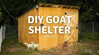 DIY Goat Shelter Parts 1-2 |Nigerian Dwarf Goats| The RidgeStead