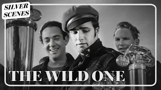 Biker Gang Steals The Motorcycle Trophy - Marlon Brando | The Wild One | Silver Scenes