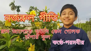 নজরুল গীতি।।ম্লান আলোকে ফুটলি কেন গোলক চাঁপার ফুল।। কন্ঠে-পরমবীর।।#রেশমীরসাথেকিছুক্ষণ