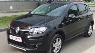 Renault Sandero Stepway, 2015 1.6 MT 82 л.с. Экспресс обзор от Александра Никулина, Автосалон Boston