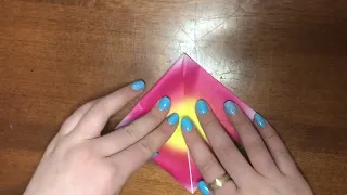 How to make a Fortune Teller, Cootie Catcher origami from paper