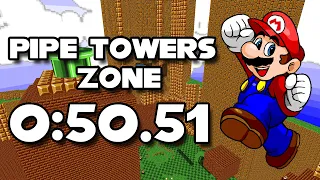 [TAS] SRB2 - Pipe Towers Zone w/ Super Mario - 0:50.51