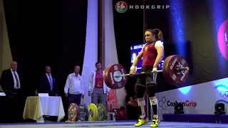 Anastasiya Mikhalenka (69) - 125kg Clean and Jerk @ 2016 European U23 Championships