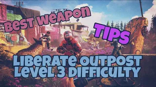 Far Cry New Dawn ~ Liberate outpost Level 3 Difficulty "easiest way"