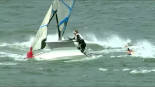 49er Sailing Highlights - 2015 Hyeres World Cup - 49erFX Medal Race