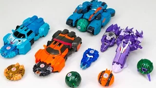 Transformers Robots in Disguise Mini Con Deployers Drift Fracture Overload Vehicle Robot Car Toys