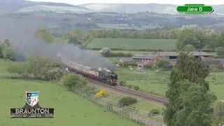 Bulleid On The Marches: 34046 Braunton - The Welsh Marches Express - 14/05/2024