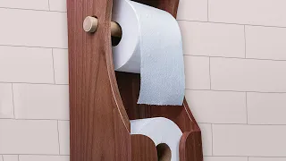 Making a toilet paper stand that solves the 2 biggest issues.