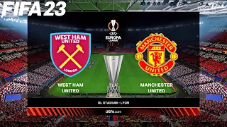 FIFA 23 | West Ham United vs Manchester United - Europa League - PS5™ Full Gameplay