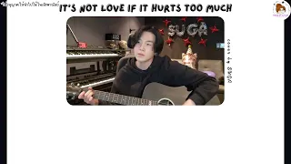 [THAISUB] It's Not Love if it Hurts Too Much - Kim Kwang Seok COVER BY SUGA OF BTS #THAISUBBYOcto09