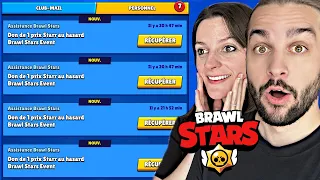 ON A RECU PLEIN DE PRIX STARR GRATUIT SUR BRAWL STARS !