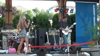 Lisa Larsen - High Heel performing Roll with the Changes @ Village Point 6-23-12