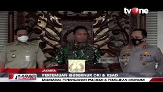 Kasad dan Wakapolri Menemui Gubernur DKI Jakarta untuk Membahas Penanganan Pandemi | TV ONE