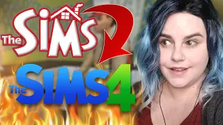 FIREFIGHTERS COMPARED! Sims 1 vs. Sims 2 vs. Sims 3 vs. Sims 4!
