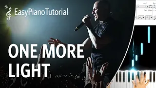One More Light (Linkin Park) - Piano Tutorial + Free Sheet Music