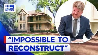 Plans to rebuild historic villa for Parramatta Powerhouse slammed | 9 News Australia