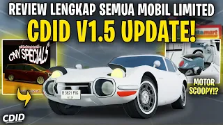 REVIEW LENGKAP SEMUA MOBIL LIMITED UPDATE CDID V1.5 - Car Driving Indonesia Informasi New Update