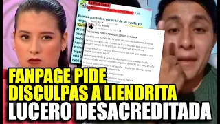 FANPAGE PIDE DISCULPAS A LIENDRITA POR AMEN4Z4S DE MU3RT3 Y POR RECOGER QUEJA DE LUCERO