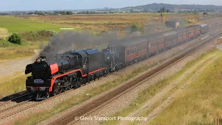 The Picnic Train’s R766 passing Range Road Whittingham NSW 20-3-2022