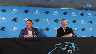 Scott Fitterer, Frank Reich & David Tepper Talk Selecting Bryce Young (Full Press Conference)