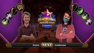 Azyrte vs lunaloveee | Swiss Round 8 | Hearthstone Masters Tour Stormwind