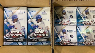 FROM THE NATIONAL!  2019 TOPPS CHROME HOBBY + JUMBO CASE BREAK