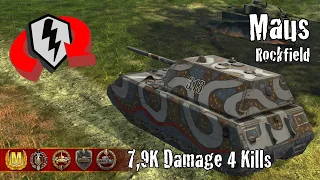 Maus  |  7,9K Damage 4 Kills  |  WoT Blitz Replays