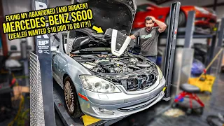 The Mercedes-Benz Dealer Wanted $10,000+ To Fix My Cheap S600, So I Did It Myself (NOT EASY)