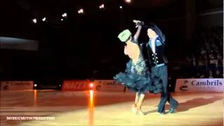 Cambrils 2012 - European Champ. LAT - solo Paso Doble - Martino Zanibellato & Michelle Abildtrup