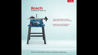 Bosch GTS 254 1800W 4300rpm Table Saw Review