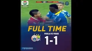 Persija jakarta (1) vs Persib Bandung (1) Goals Highlights | Liga 1 Shopee 2019