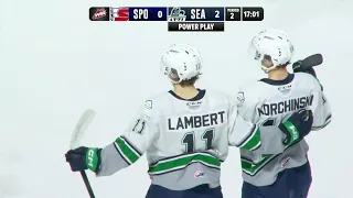 Winnipeg Jets top prospect Brad Lambert's insane Highlights with the Seattle Thunderbird in the WHL