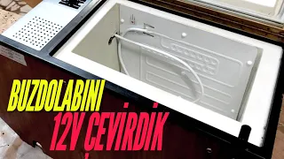 220volt Buzdolabını 12 volt Karavan Buzdolabına Nasıl çevrilir? 12voltKompresörlü Buzdolabı Bölüm-2