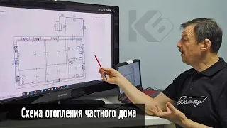 Схема отопления частного дома