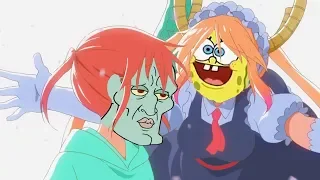 SpongeBob anime opening 章魚哥家的海綿女僕