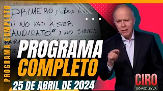 Así fue el ataque contra candidato de MC en Amanalco | Ciro | Programa Completo 25/abril/2024