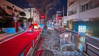 Tokyo Musashi-Koyama Evening Walk, Japan • 4K HDR