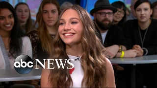 Teen dance prodigy Maddie Ziegler discusses her memoir live on 'GMA'