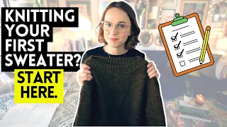 Watch this before you knit your first sweater.  👍 #knittingpodcast
