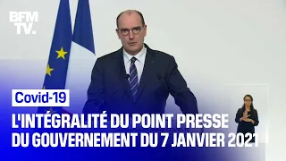 Couvre-feu, restaurants, variants du Covid-19: la conférence de presse de Jean Castex en intégralité